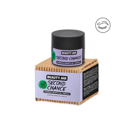 COMPLEJO DE ACEITES CRECIMIENTO DE CEJAS - COCO Y JAZMÍN - SECOND CHANCE - BEAUTY JAR - NATURAL - 15ml
