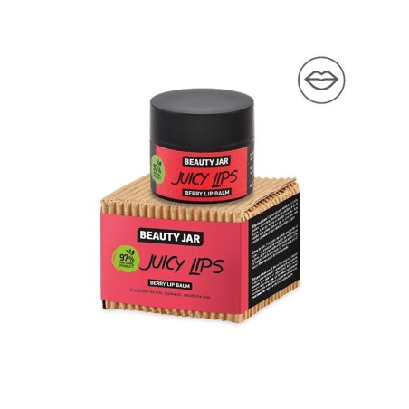 BÁLSAMO LIP DE BAGAS - FRUTAS E ÓLEOS - LÁBIOS SUCULENTOS - FRASCO DE BELEZA - NATURAL - 15ml