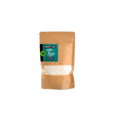 BAÑO PARA PIES - FLIP-FLOP - LECHE EN POLVO, ÁRBOL DE TÉ Y ACEITE DE ABETO SIBERANO - BEAUTY JAR - NATURAL - 60gr