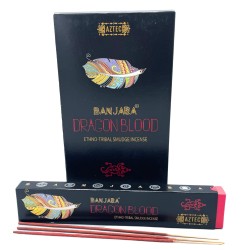 Banjara Tribal Fumigation Incense - Dragon's Blood - Handmade - Made in India - 1 pack 15gr.