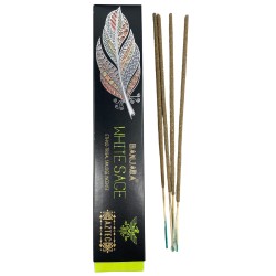 Banjara Tribal Fumigation Incense - White Sage - Handmade - Made in India - 1 pack 15gr.