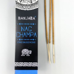 Banjara Tribal Fumigation Incense - Nag Champa - Handmade - Made in India - 1 pack 15gr.