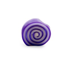 GEROLLTE GLYCERINSEIFE STÜCK LAVENDEL - ARTISAN - LOLLIPOP SEIFE - 100gr