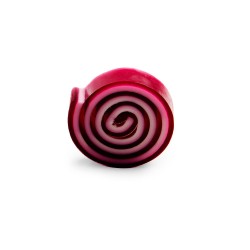 ROLLED GLYCERIN SOAP BAR RED FRUITS - ARTISAN - LOLLIPOP SOAP - 100gr