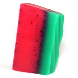 STRAWBERRY GLYCERIN SOAP BAR - ARTISAN - HANDMADE - 100gr