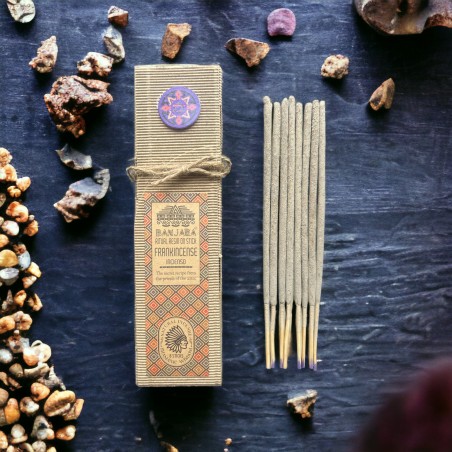 Incienso Varillas de Resina Rituales - Frankincense - Hecho a Mano - Natural - Sabiduría Chamánica - Banjara - 8 varillas