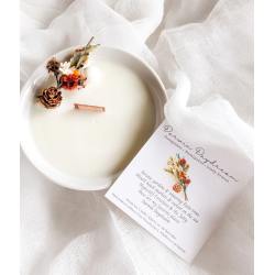 DARWIN DAYCREAM CANDLE ARTISAUA KANDELA - DARWIN'S DREAM - WOODWICKS & WILDLORES - ESKU EGINDAKO AUSTRALIAN