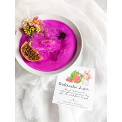 WATERMELON CANDLEE ARTISAN CANDLE - WATERMELON - WOODWICKS & WILDFLOWERS - HANDMADE IN AUSTRALIA