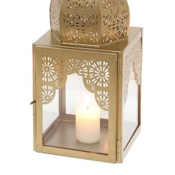 BOUGEOIR ORIENTAL MODENA GOLD M - 45x15x15cm - LANTERNE DE STYLE MAROCAIN