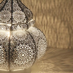 FAHID ORIENTALISCHE TISCHLAMPE - MAROKKANISCHER STIL - 30x18x18cm