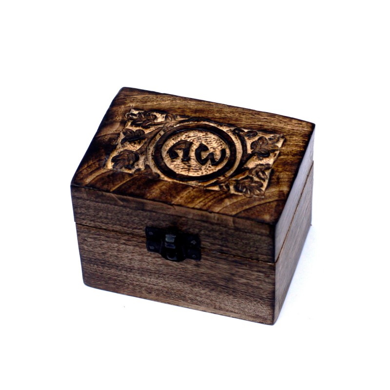 Mango Aromatherapy Box - AW (holds 6)-AROMATHERAPY BOXES MANGO WOOD-HOSTENATURA