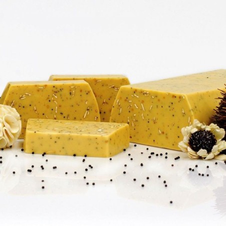 PASTILLA JABON ARTESANO ANTICELULITIS EXFOLIANTE - HECHO A MANO - HOSTENATURA - 80gr