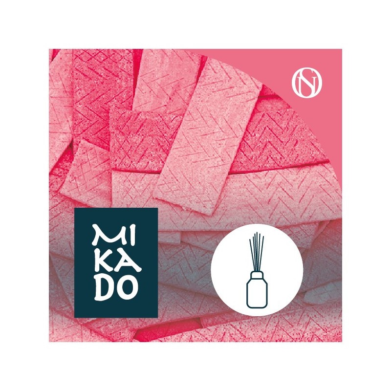 MIKADO CHICLE DEODORANTE PER AMBIENTI 100ML-DIFFUSORE A CANNA CON OLI ESSENZIALI 200 ML-HOSTENATURA