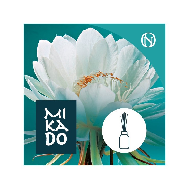 MIKADO LADY NACHTLUCHTVERFRISSER 100ML-STAAFDIFFUSER MET ESSENTIËLE OLIËN 200 ML-HOSTENATURA