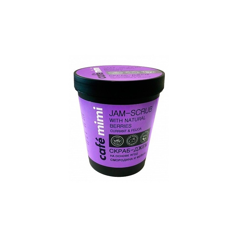 CURRANT AND FEIJOA EXFOLIATING JAM - MIMI COFFEE - NATURAL INGREDIENTS - 270gr-BODY SCRUB-HOSTENATURA