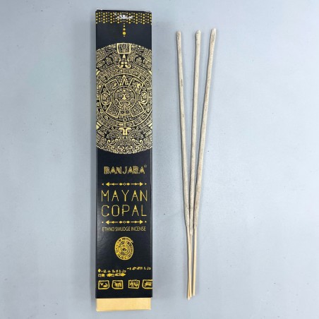Incienso de Fumigación Banjara Tribal - Copal Maya - Hecho a Mano - Hecho en India - 1 cajetilla 15gr.