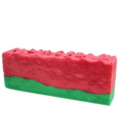 WATERMELOEN ARTISAN SOAP - OLIJFOLIE - HANDGEMAAKT - HOSTENATURA - 1 reep van 100gr