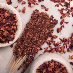 Heilige Mutter Räucherstäbchen Sahumerio - Rosen und Olibano Räucherstäbchen 9 dicke Stäbchen