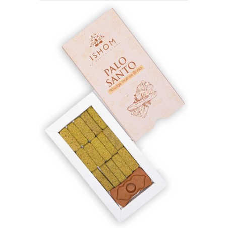 Ladrillos de Incienso Natural y Quemadores - Palo Santo - Ishom - 1 cajetilla