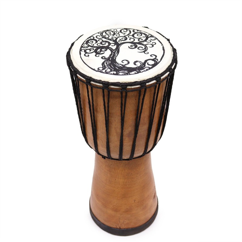 Eskuz egindako Djembe Danborra - 40 cm-DJEMBE DANBORRAK-HOSTENATURA