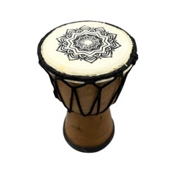 Eskuz egindako Djembe Danborra - 15 cm