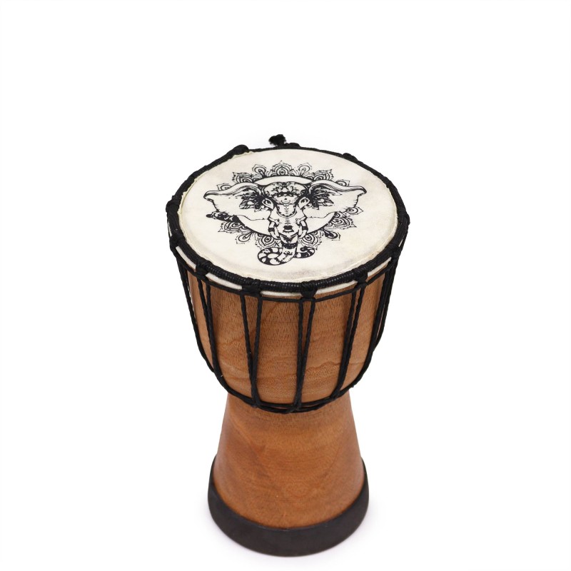 Eskuz egindako Djembe Danborra - 20 cm-DJEMBE DANBORRAK-HOSTENATURA