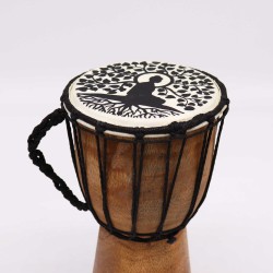 Eskuz egindako Djembe Danborra - 25 cm