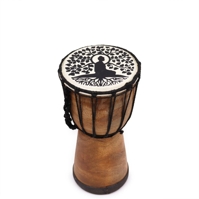 Eskuz egindako Djembe Danborra - 25 cm-DJEMBE DANBORRAK-HOSTENATURA