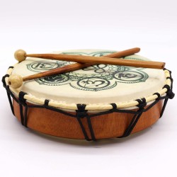 Shamanic Chakra Drum with Drumstick - 25cm