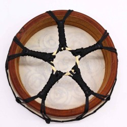 Shamanic Chakra Drum with Drumstick - 25cm