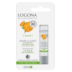 LOGONA, Visage, Baume lèvres nourrissant au calendula, 4,5 g