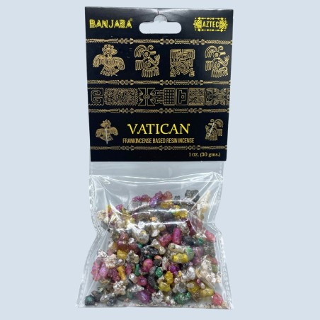 Resina de Arbol Banjara Vaticano - Resina de Incienso - Hecho en India - 30grs.
