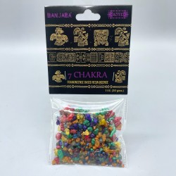 Banjara Tree Resin 7 Chakra - Rășină de tămâie - Fabricat în India - 30grs.