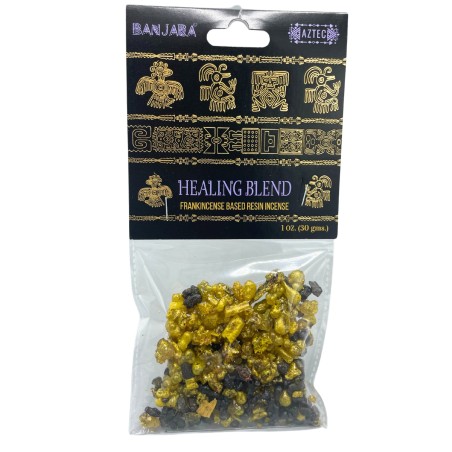 Resina de Arbol Banjara Mezcla Curativa - Healing Blend - Resina de Incienso - Hecho en India - 30grs.