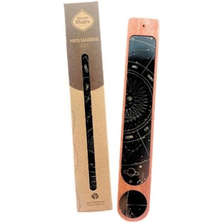 Räucherstäbchenhalter - Kegelhalter aus Pappelholz - Heilige Mutter Räucherstäbchenhalter - Zufällige Farbe - 1 Stück