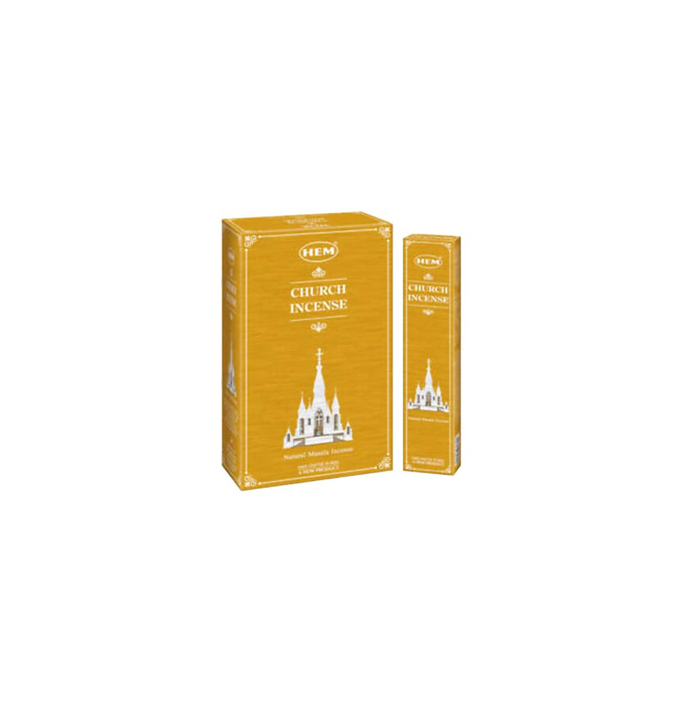 HEM Incienso Iglesia (Church Incense) - Natural - 1 cajetilla de 15gr.-HEM-HOSTENATURA