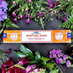 Kavel 3x Satya Spiritual Aura Wierook - Spiritual Aura - 3 pakjes van 15gr.