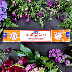 Kavel 3x Satya Spiritual Aura Wierook - Spiritual Aura - 3 pakjes van 15gr.