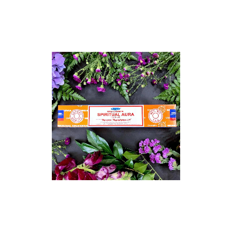 Lote 3x Incienso Satya Spiritual Aura - Aura Espiritual  - 3 cajetillas de 15gr.