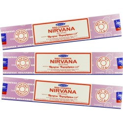 Lot 3x Encens Satya Nirvana - 3 paquets de 15gr.