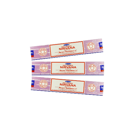 Lot 3x Encens Satya Nirvana - 3 paquets de 15gr.