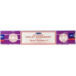 Incenso SATYA Alecrim Violeta - Alecrim Violeta - 1 caixa de 15gr.