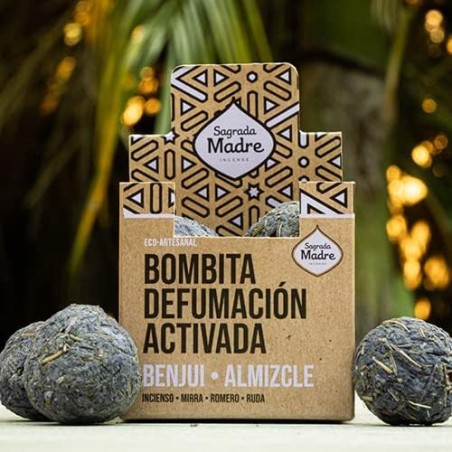 Caja de 8 Bombitas de Incienso Benjui Almizcle - Sagrada Madre