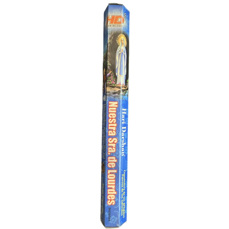 HD Incense Our Lady of Lourdes - Hari Darshan - Indian Incense - 1 box of 20 bars-TRIBAL SOUL INCENSE-HOSTENATURA