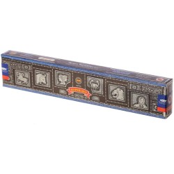 Pacote de incensos SATYA Palo Santo, Nag Champa e Super Hit - 3 embalagens de 15gr.