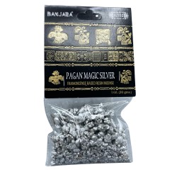 Banjara Pagan Magic Silver Tree Resin - Pagan Magic Silver - Żywica kadzidła - Wyprodukowano w Indiach - 30grs.