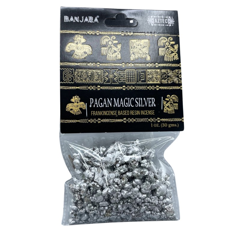 Banjara Pagan Magic Silver Tree Resin - Pagan Magic Silver - Frankincense Resin - Made in India - 30grs.-TREE RESIN - INCENSE RESIN-HOSTENATURA