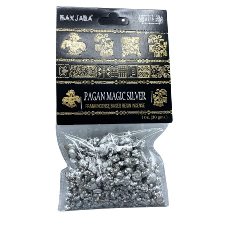 Resina de Arbol Banjara Pagan Magic Silver - Plata Mágica Pagana - Resina de Incienso - Hecho en India - 30grs.