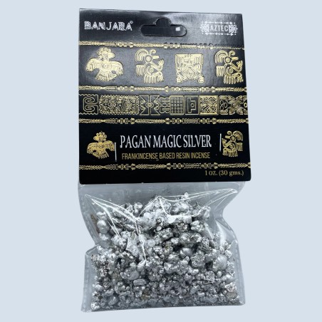 Resina d'Arbre Banjara Pagan Magic Silver - Plata Màgica Pagana - Resina d'Encens - Fet a l'Índia - 30grs.