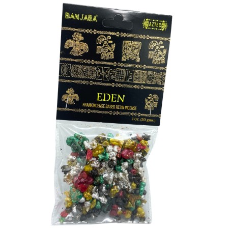 Résine d’arbre Banjara Eden - Résine d’encens - Fabriqué en Inde - 30grs.